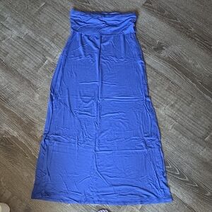 a.n.a Royal Blue Maxi Skirt